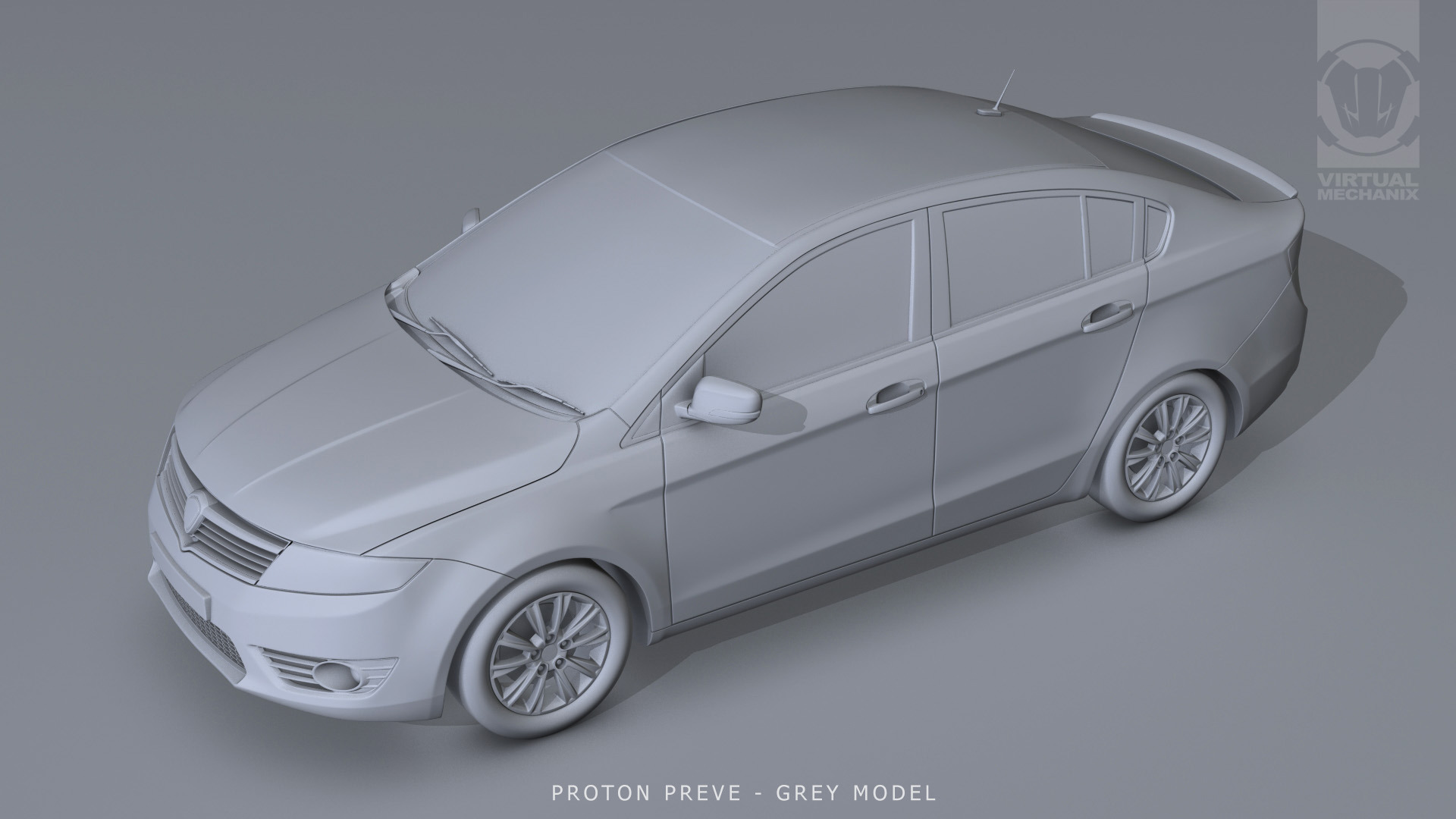 3D Model Grey