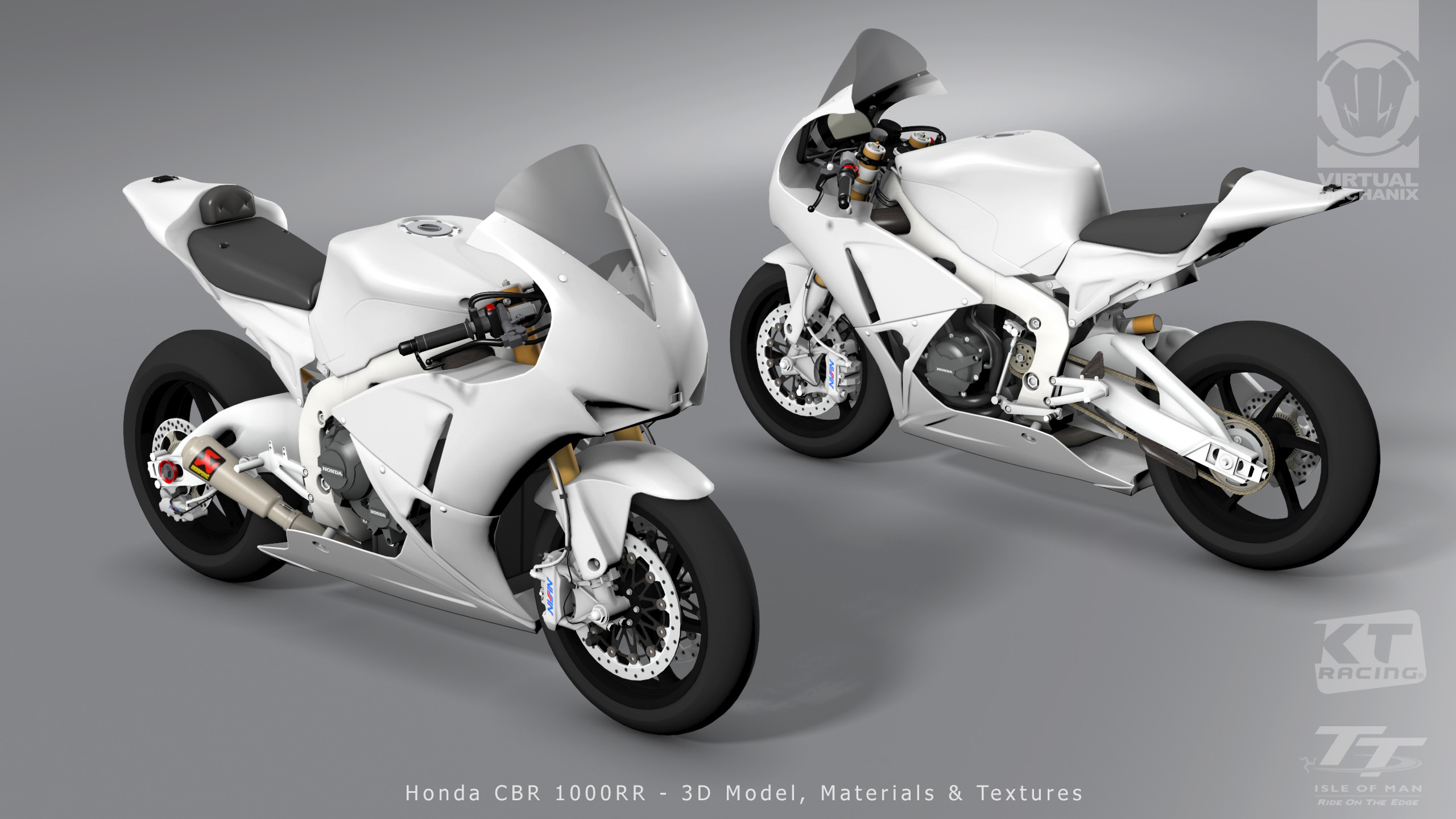 TT Honda 3D Model
