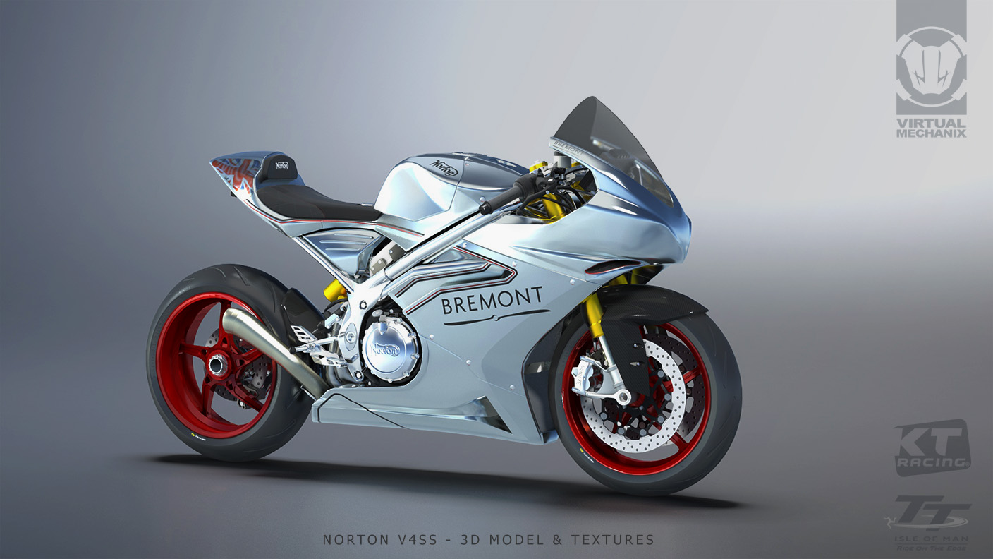 TT Norton V4SS 3D Model