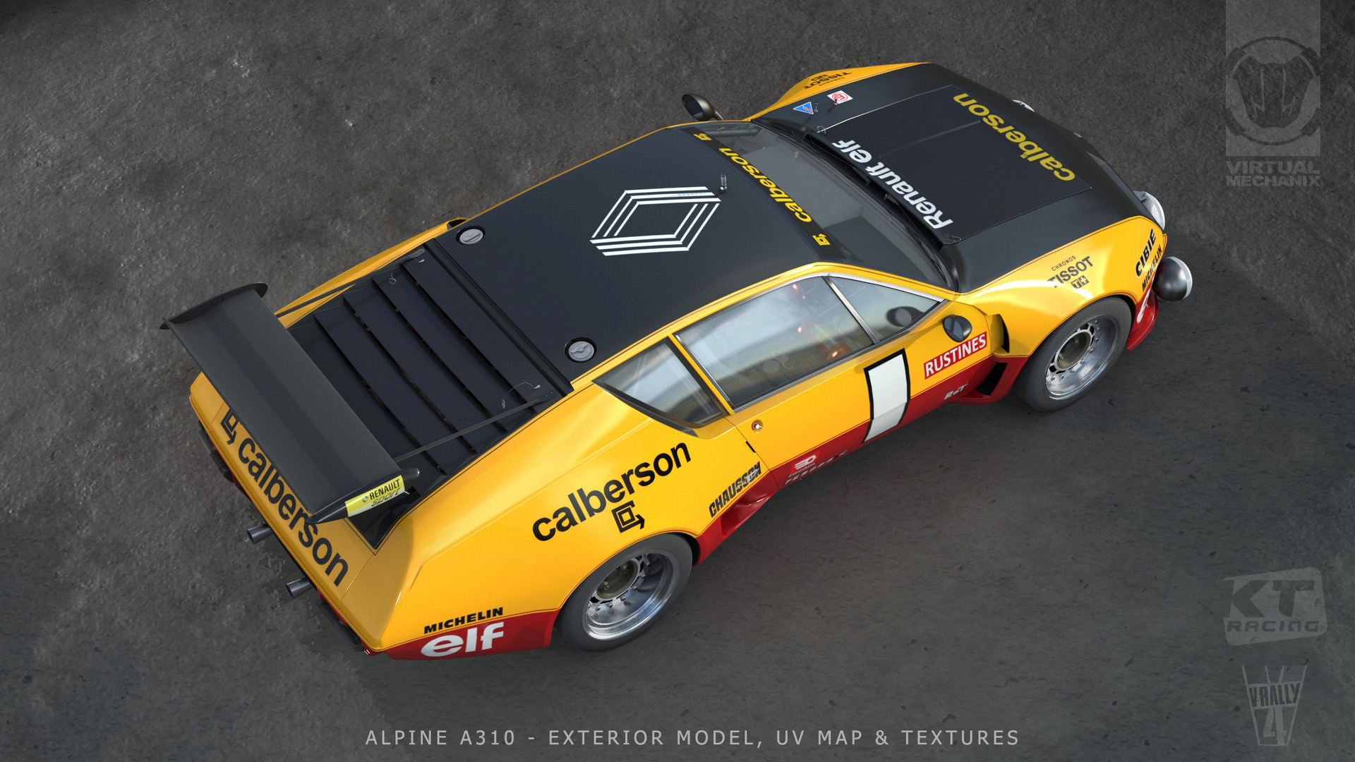 VR4 Alpine A310 Vehicle 3D