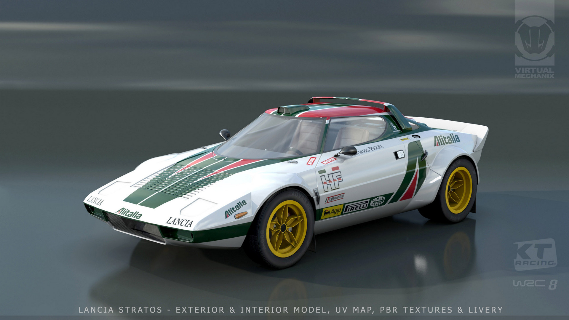 3D Model WRC8 Stratos Exterior