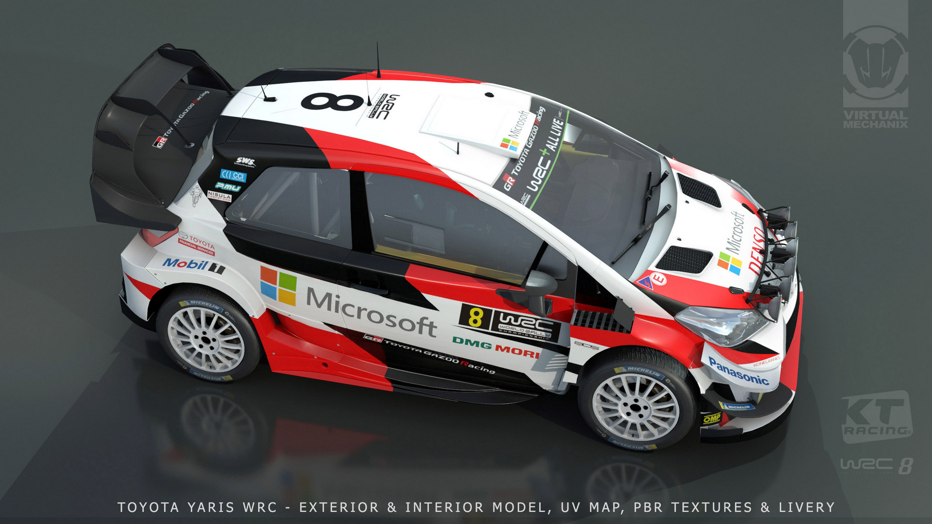 3D Vehicle WRC8 Toyota Yaris Exterior